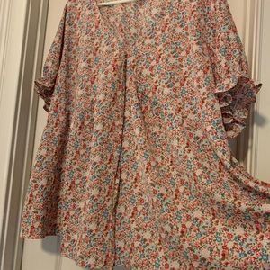 SHEIN curve floral shirt